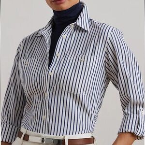 Lauren Ralph Lauren Striped Cotton Shirt